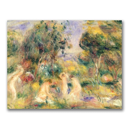 Trademark Fine Art Pierre Renoir 'The Bathers' Canvas Art, 24x32 BL0496-C2432GG